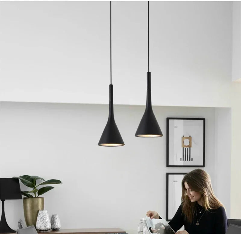 Luminária Pendente Cone Multicolor em Alumínio – Brivar – foto 7