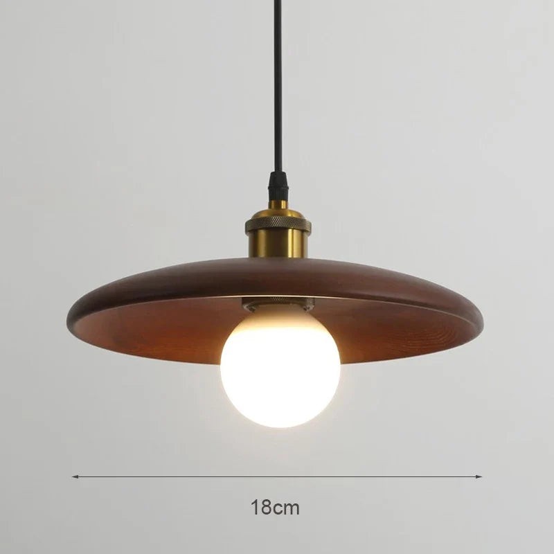 Luminária Pendente Cúpula em Madeira Estilo Japonês – Brivar – foto 10