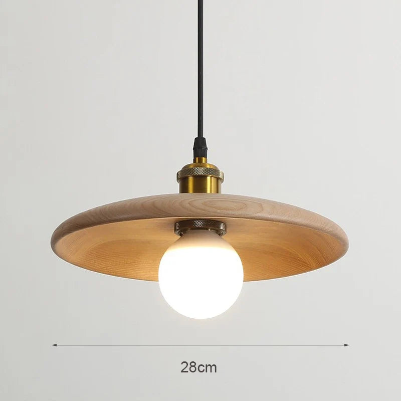 Luminária Pendente Cúpula em Madeira Estilo Japonês – Brivar – foto 13
