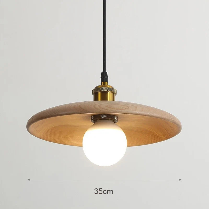 Luminária Pendente Cúpula em Madeira Estilo Japonês – Brivar – foto 15