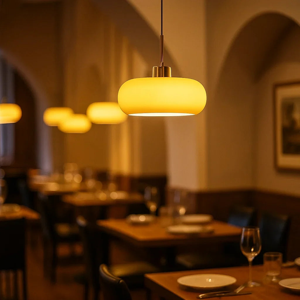 Luminária Pendente de Vidro Nórdica – Brivar – foto 1