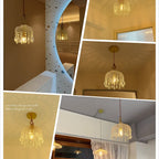Luminária Pendente de Vidro Retro Francês – Brivar – foto 5