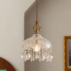 Luminária Pendente de Vidro Retro Francês – Brivar – foto 9