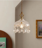 Luminária Pendente de Vidro Retro Francês – Brivar – foto 14