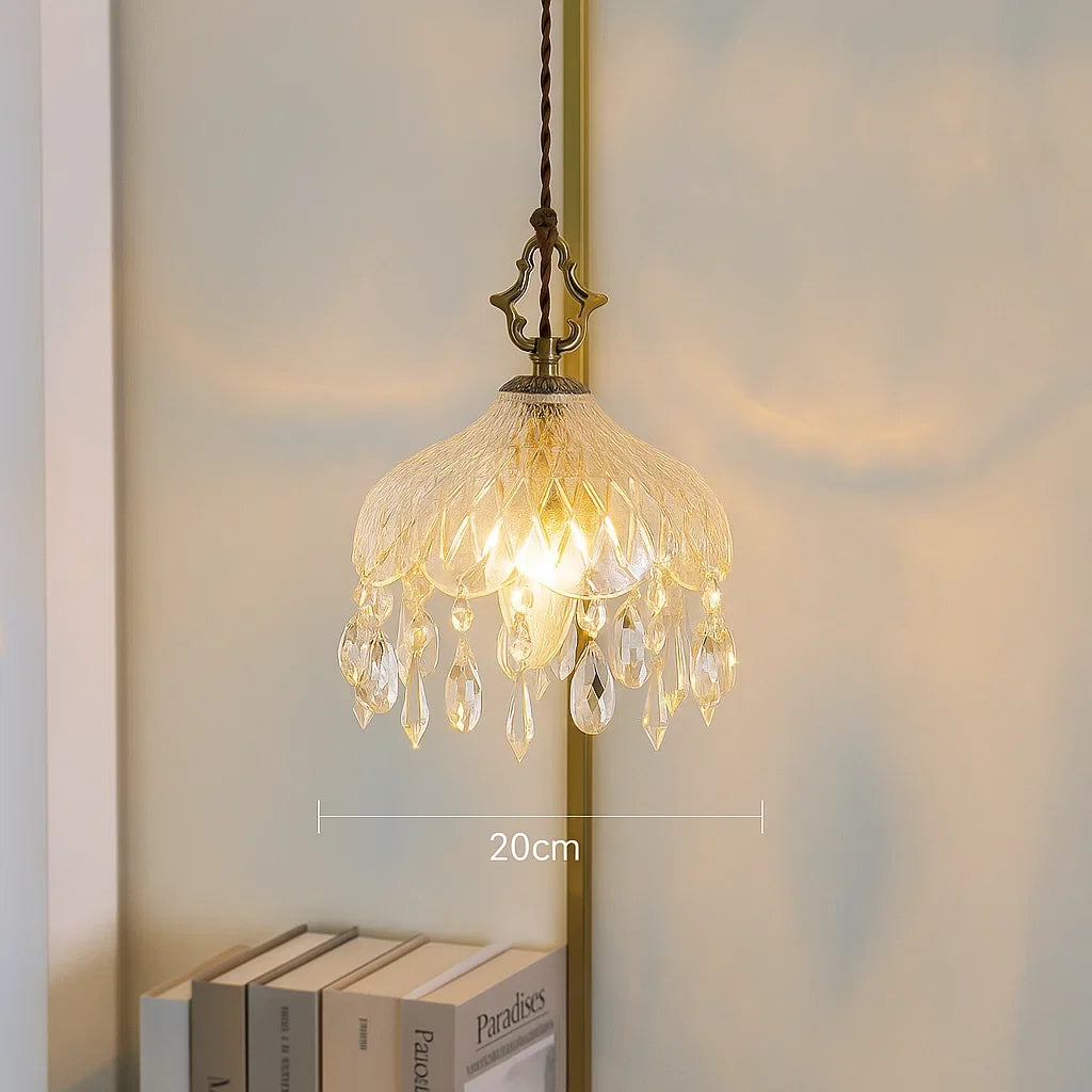 Luminária Pendente de Vidro Retro Francês – Brivar – foto 15