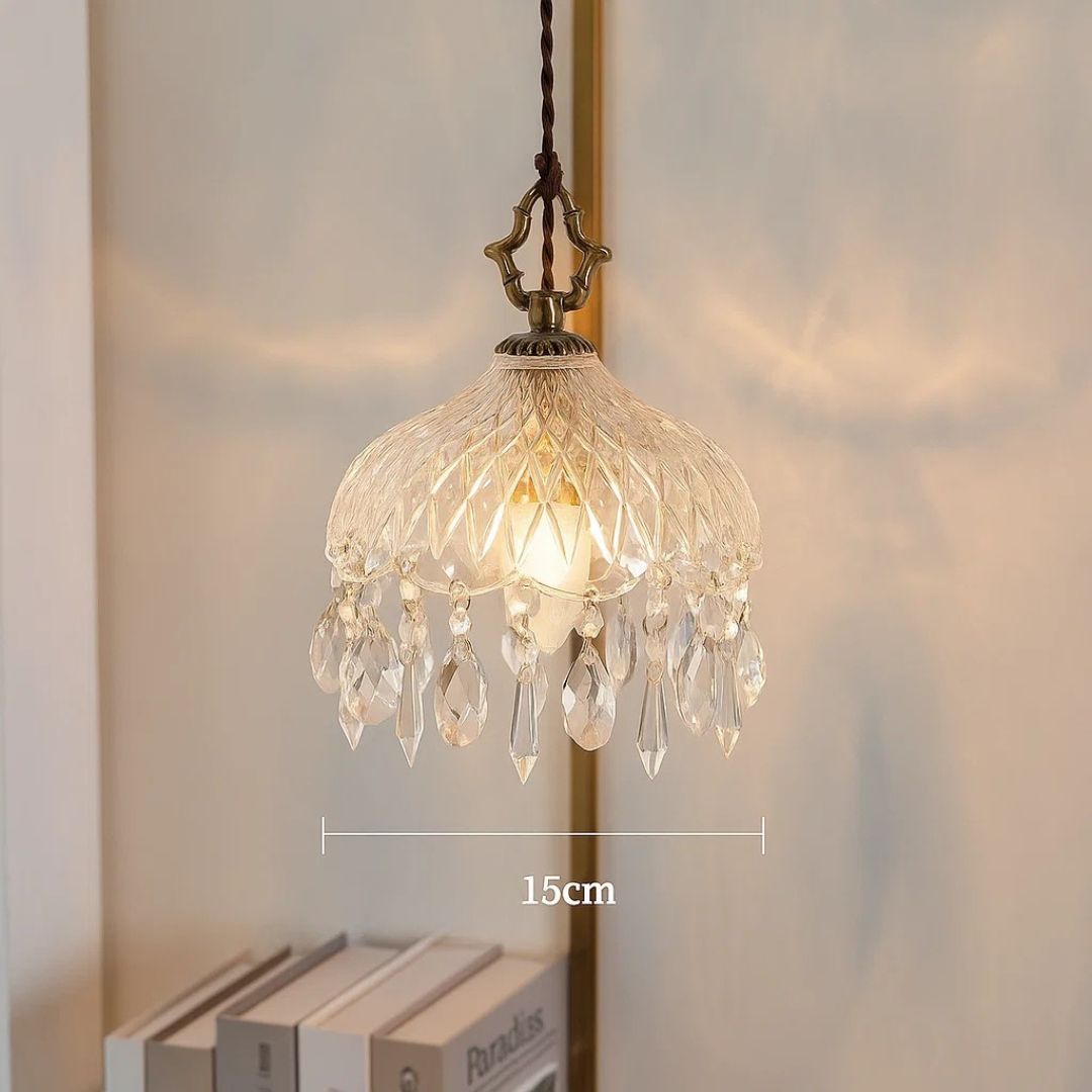 Luminária Pendente de Vidro Retro Francês – Brivar – foto 16