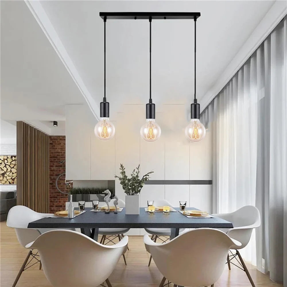Luminária Pendente Interior 3 Spots Vintage – Brivar – foto 7