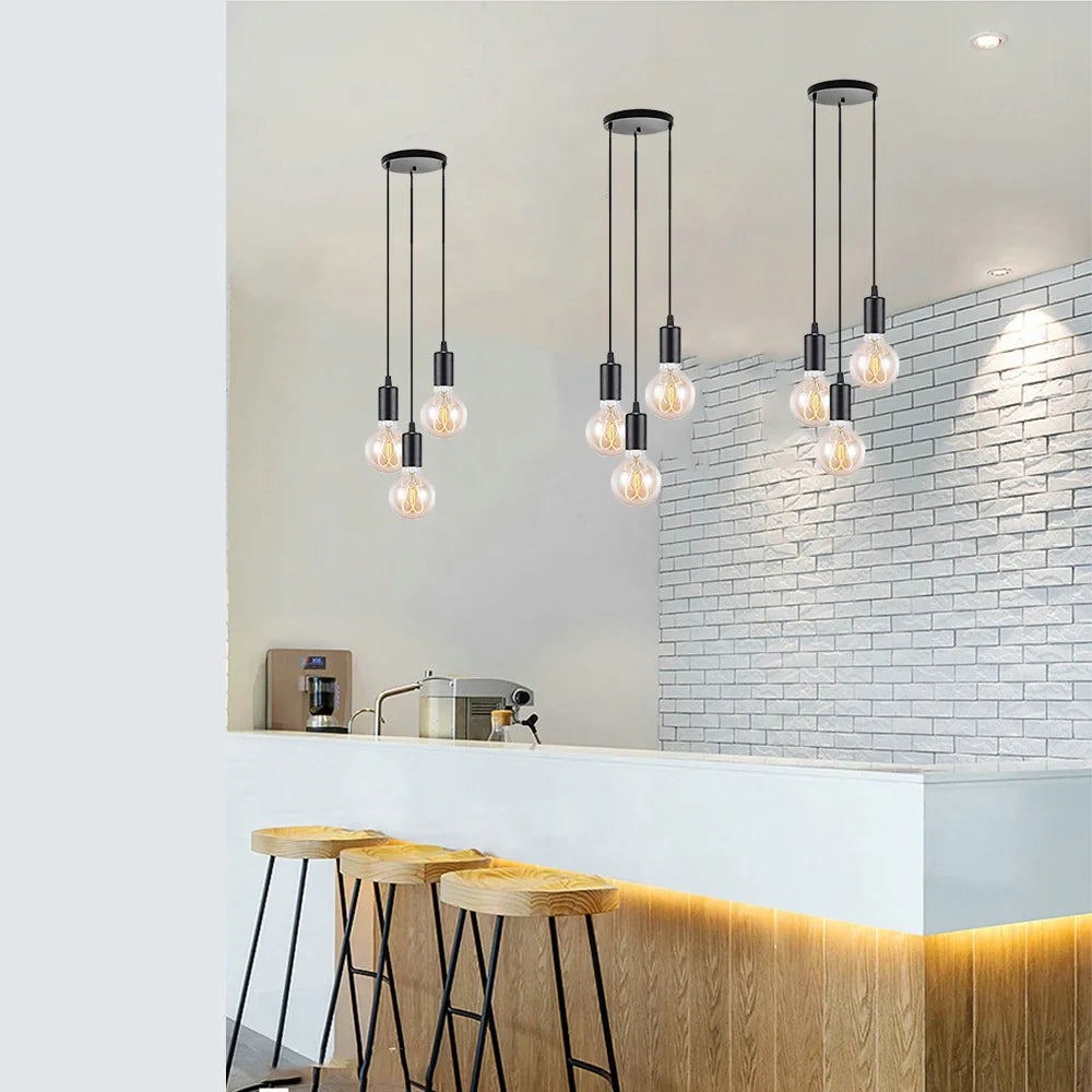 Luminária Pendente Interior 3 Spots Vintage – Brivar – foto 8