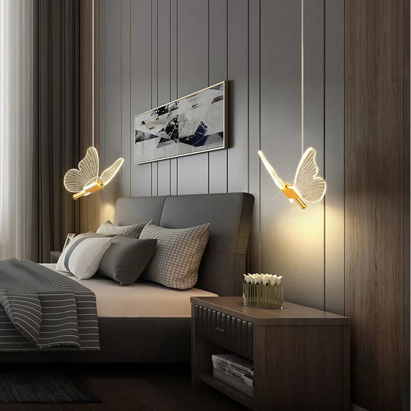 Luminária Pendente LED Borboleta Cristal – Brivar – foto 2