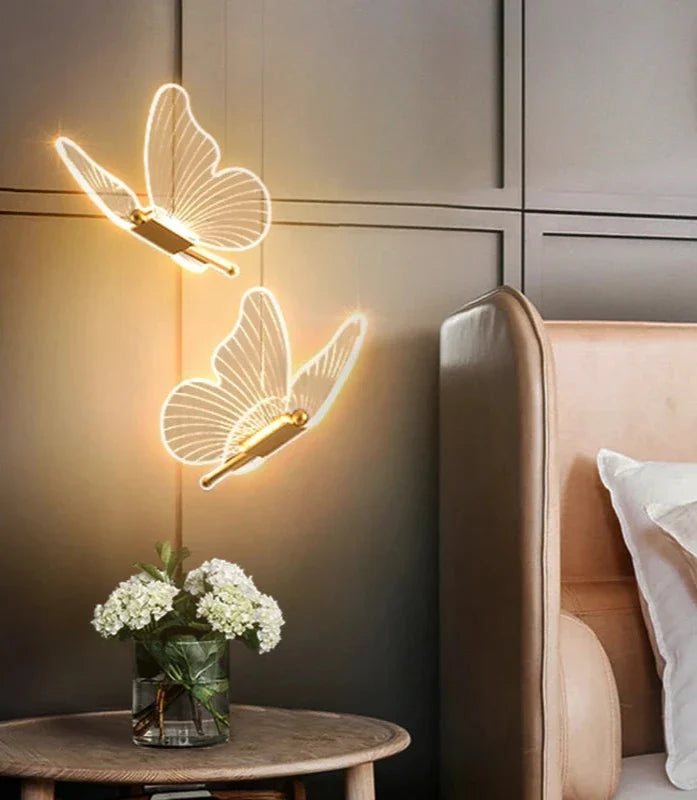 Luminária Pendente LED Borboleta Cristal – Brivar – foto 3