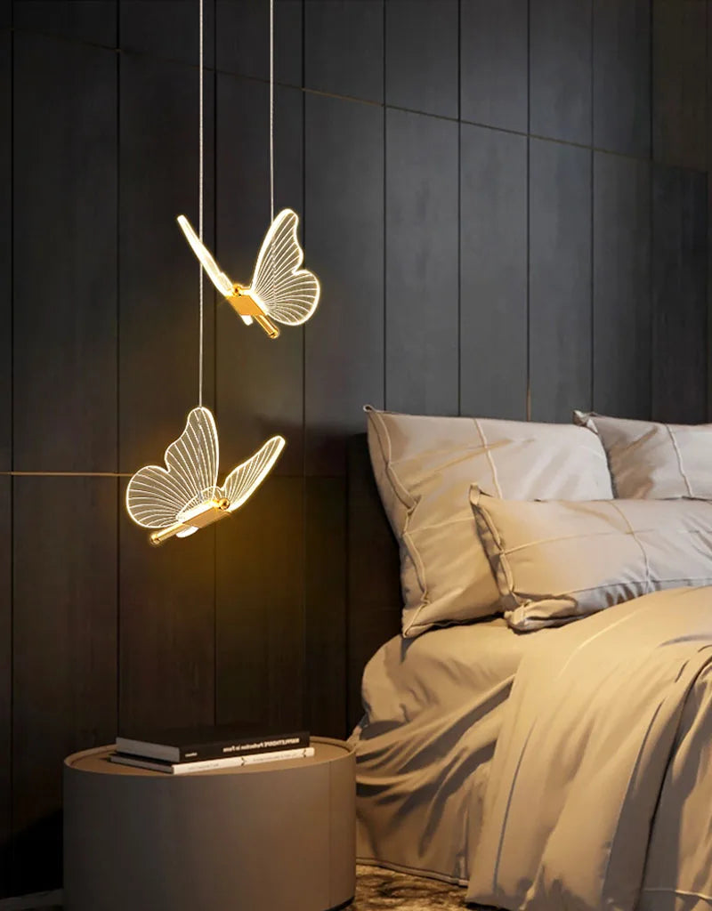 Luminária Pendente LED Borboleta Cristal – Brivar – foto 6