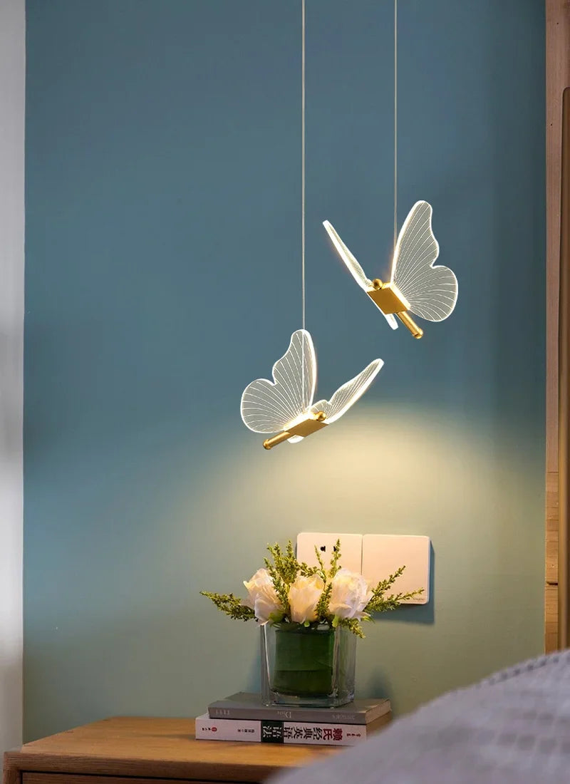 Luminária Pendente LED Borboleta Cristal – Brivar – foto 9