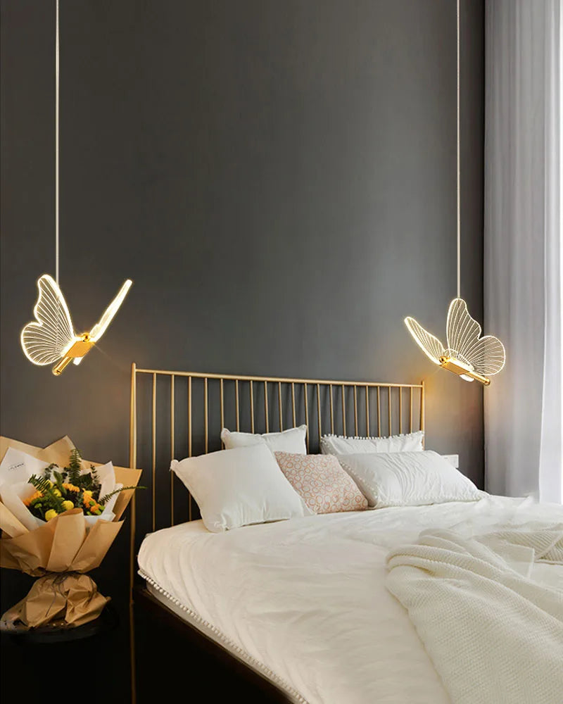 Luminária Pendente LED Borboleta Cristal – Brivar – foto 12