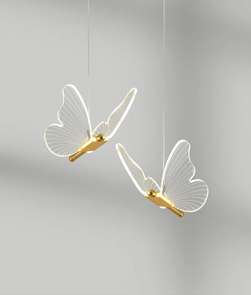 Luminária Pendente LED Borboleta Cristal – Brivar – foto 15