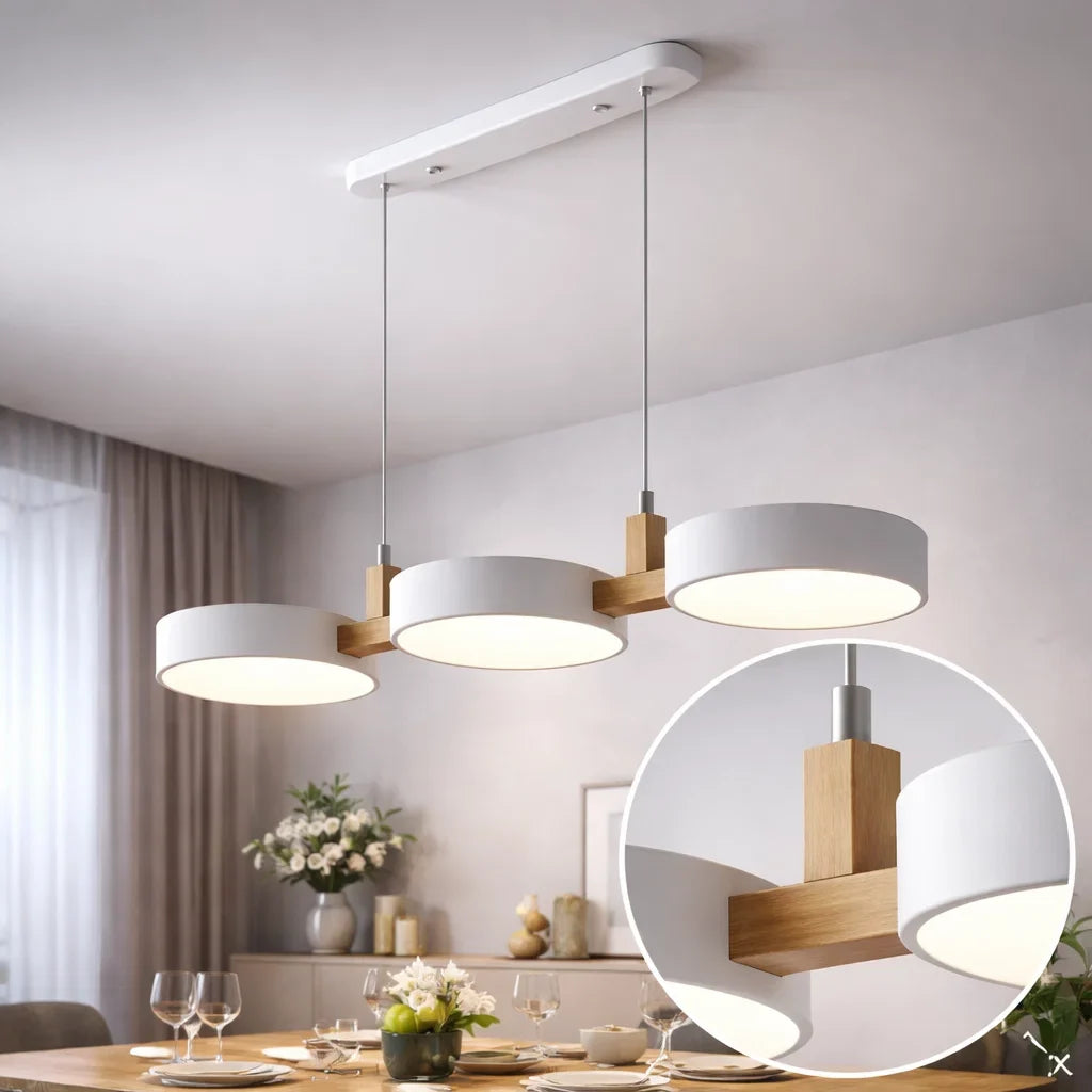 Luminária Pendente Led Metal e Madeira – Brivar – foto 5