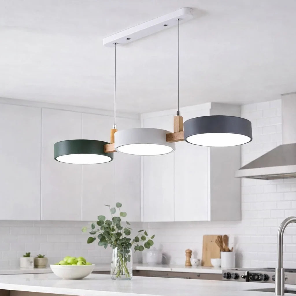 Luminária Pendente Led Metal e Madeira – Brivar – foto 8