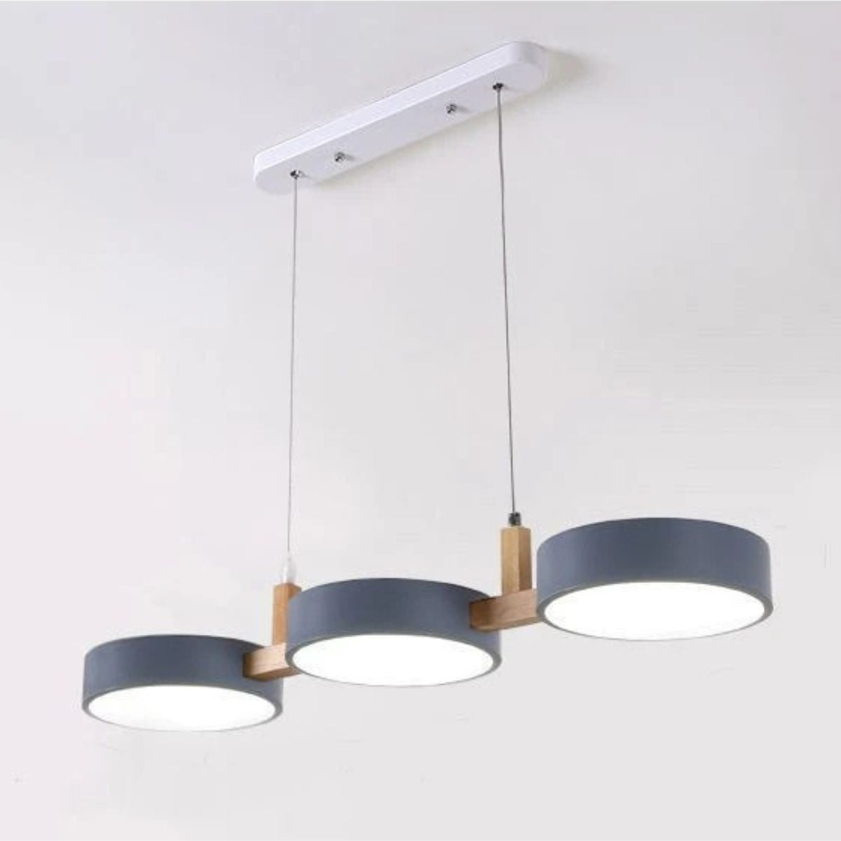 Luminária Pendente Led Metal e Madeira – Brivar – foto 17