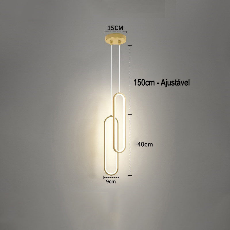Luminária Pendente LED Minimalista Chandelier – Brivar – foto 15