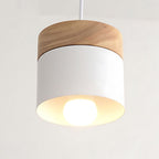 Luminária Pendente Macaron Metal e Madeira – Brivar – foto 11