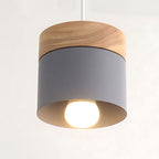 Luminária Pendente Macaron Metal e Madeira – Brivar – foto 13