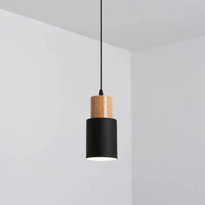 Luminária Pendente Minimalista Prática Madeira – Brivar – foto 14