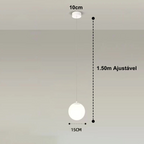 Luminária Pendente para Sala e Quarto Globo – Brivar – foto 19