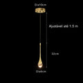 Luminária Pendente Pingente Dourado/Cristal – Brivar – foto 11
