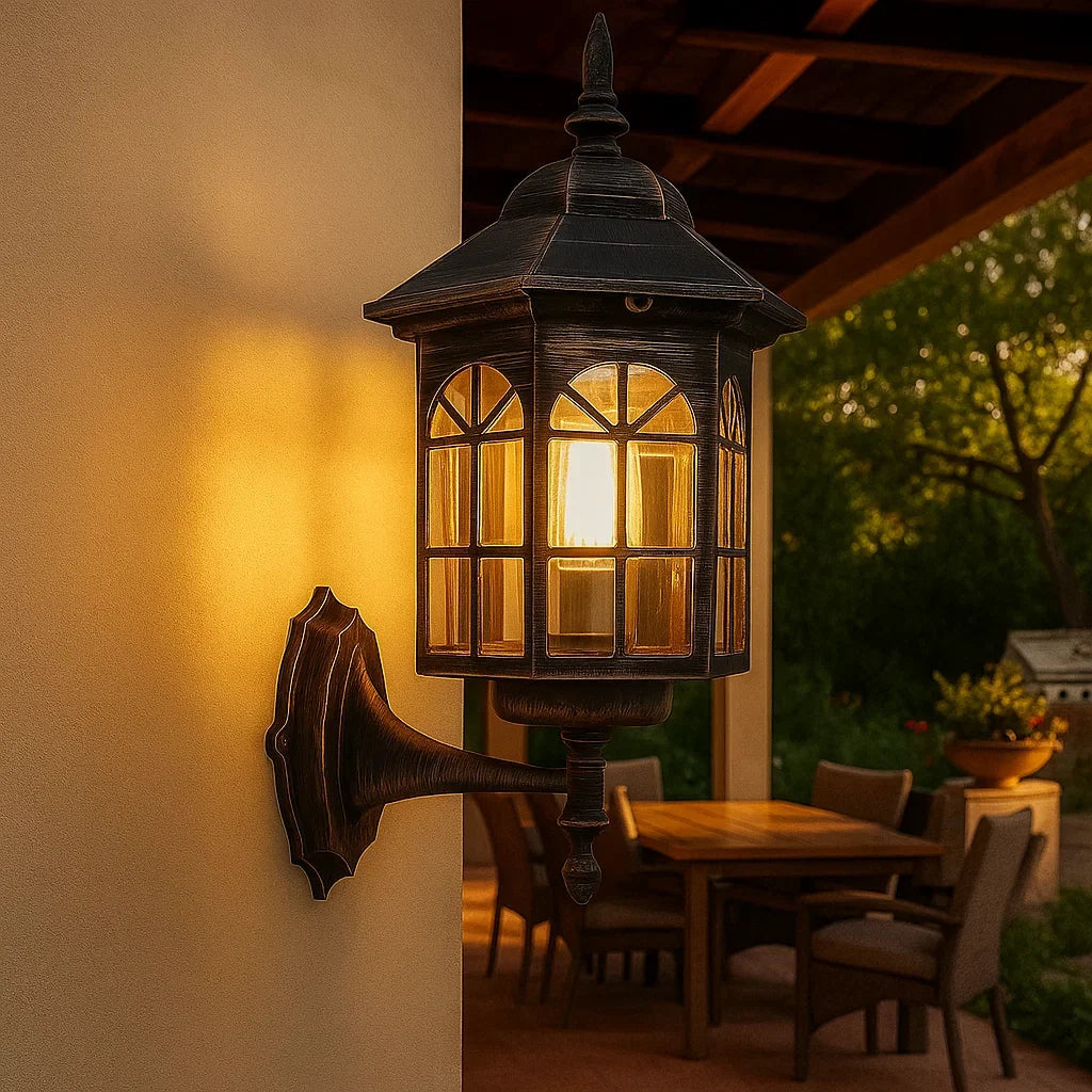 Luminária Solar Vintage Recarregável – Brivar – foto 1