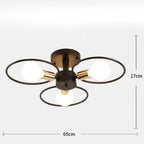 Lustre de Teto Minimalista Multi-Cabeças – Brivar – foto 10