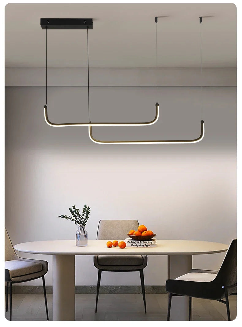 Lustre para Sala de Jantar LED de Alumínio – Brivar – foto 7
