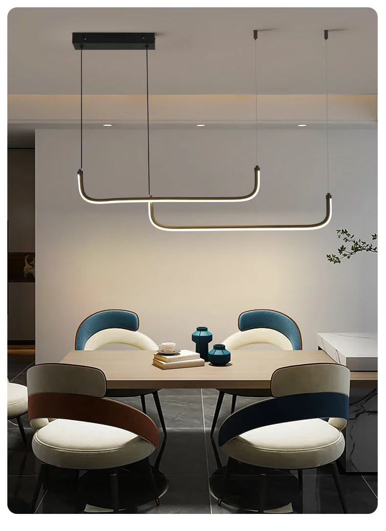 Lustre para Sala de Jantar LED de Alumínio – Brivar – foto 9
