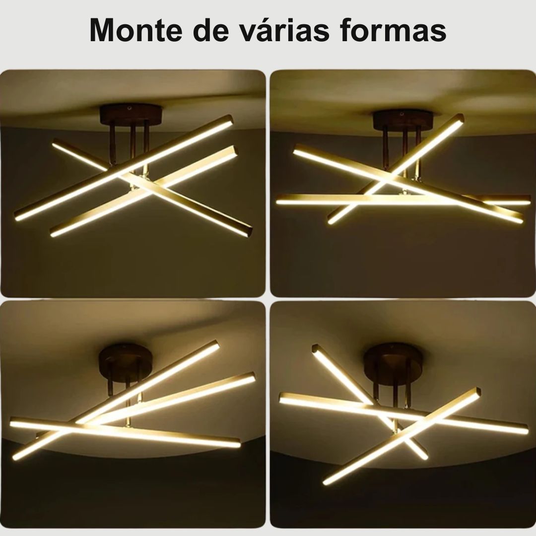 Lustre para Sala e Quarto Articulado – Brivar – foto 7