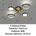 Lustre para Sala e Quarto LED Esplendor – Brivar – foto 11