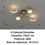 Lustre para Sala e Quarto LED Esplendor – Brivar – foto 12