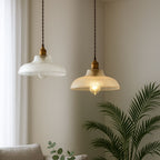 Lustre Pendente de Vidro Canelado – Brivar – foto 1