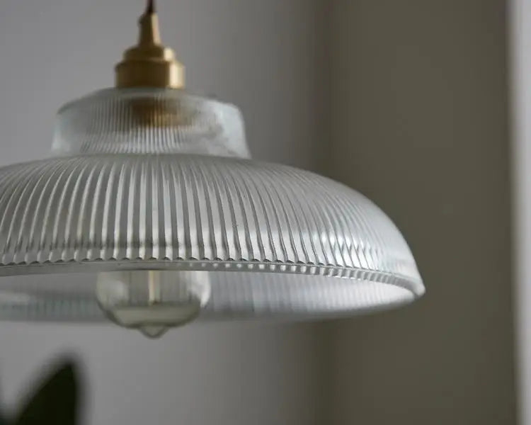 Lustre Pendente de Vidro Canelado – Brivar – foto 6