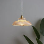 Lustre Pendente de Vidro Canelado – Brivar – foto 8