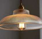 Lustre Pendente de Vidro Canelado – Brivar – foto 11