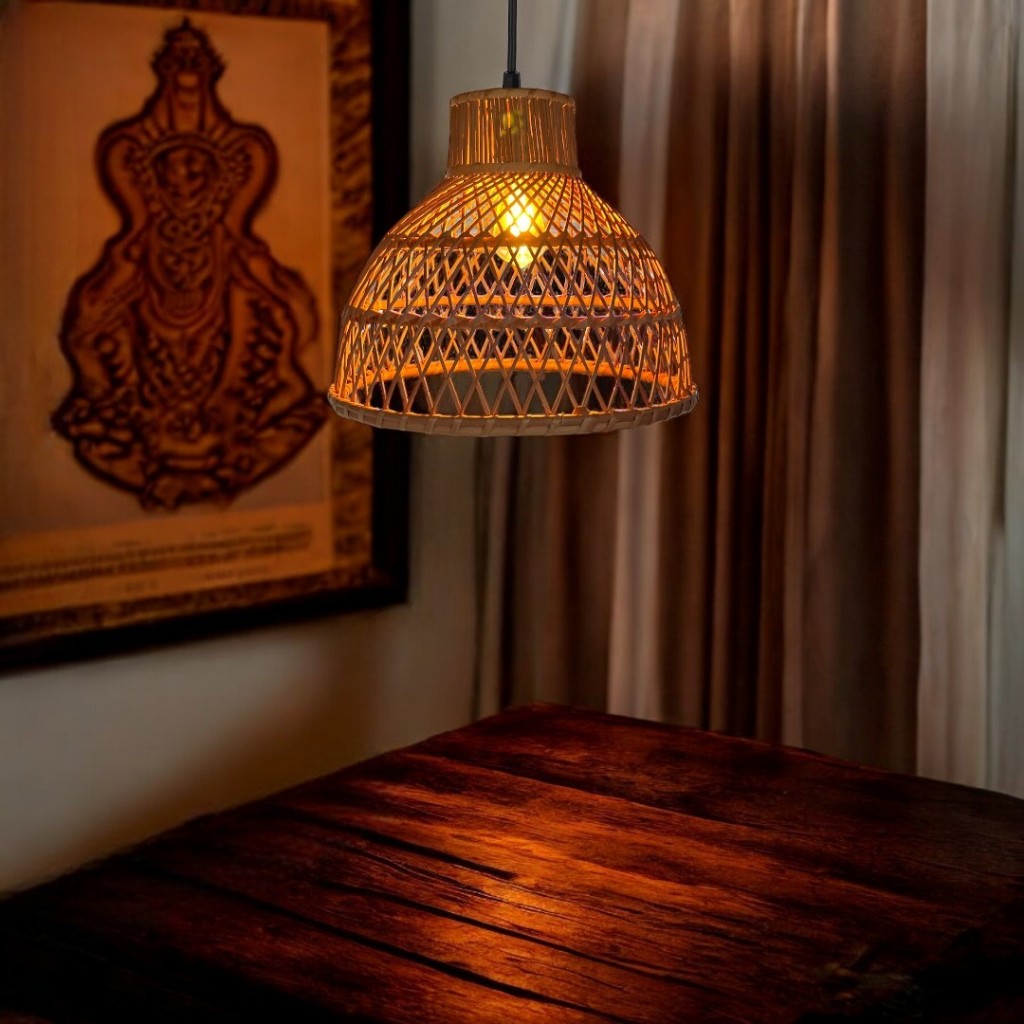 Lustre Pendente Vime Rattan - imagem 4