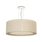 Pendente Cúpula Dupla Linho Pérola 40x16 - imagem 4