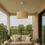Pendente Palha Fibra Natural 40x20 - imagem 6