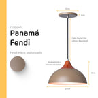 Pendente Fendi para sala de jantar