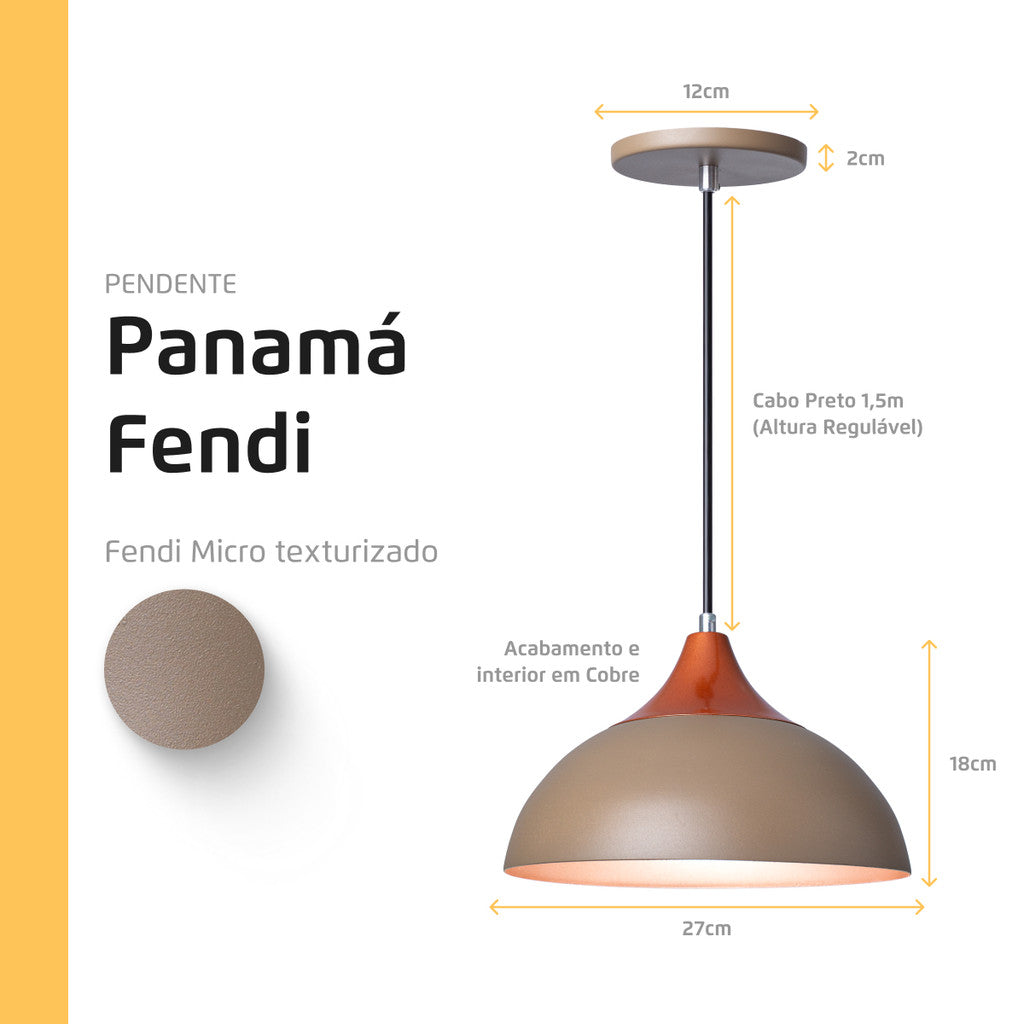 Pendente Fendi para sala de jantar