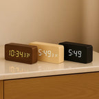 Relógio Kronos Wood LED Horizontal