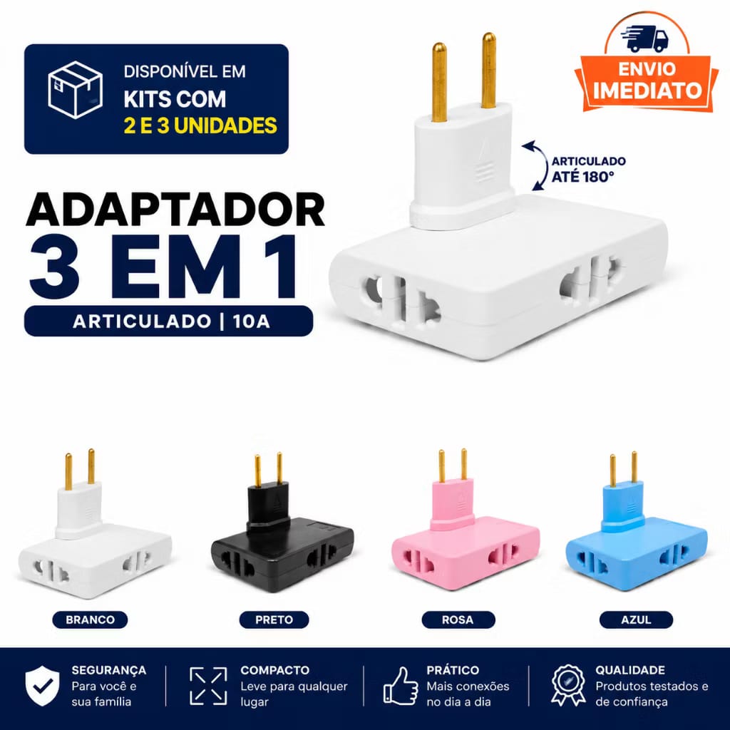Adaptador de Tomada Flexível