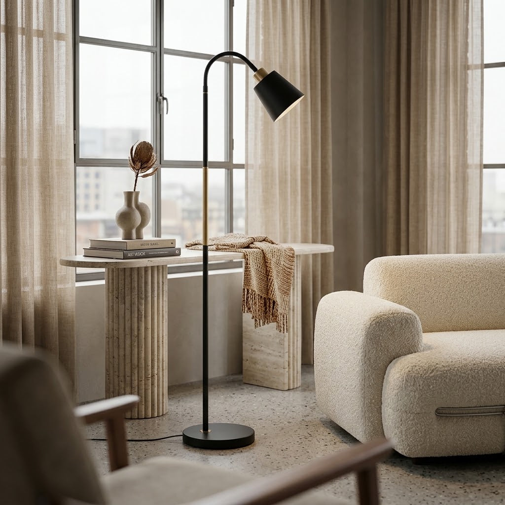 Luminária de Piso LED Minimalista 360°