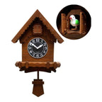 Relógio Cuco De Parede Decorativo Imita Madeira Passarinho