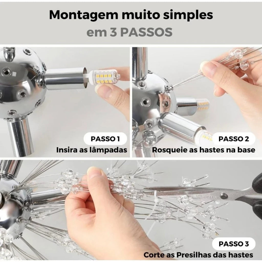 Lustre para Sala Dente de Leão